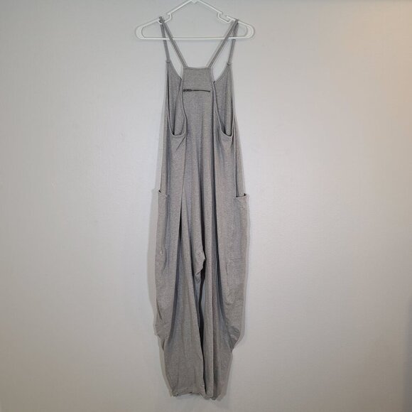 Free People Hotshot Onesie Jumpsuit Heather Gray Size Medium - Picture 8 of 11